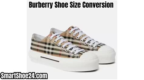 burberry shoe size conversion